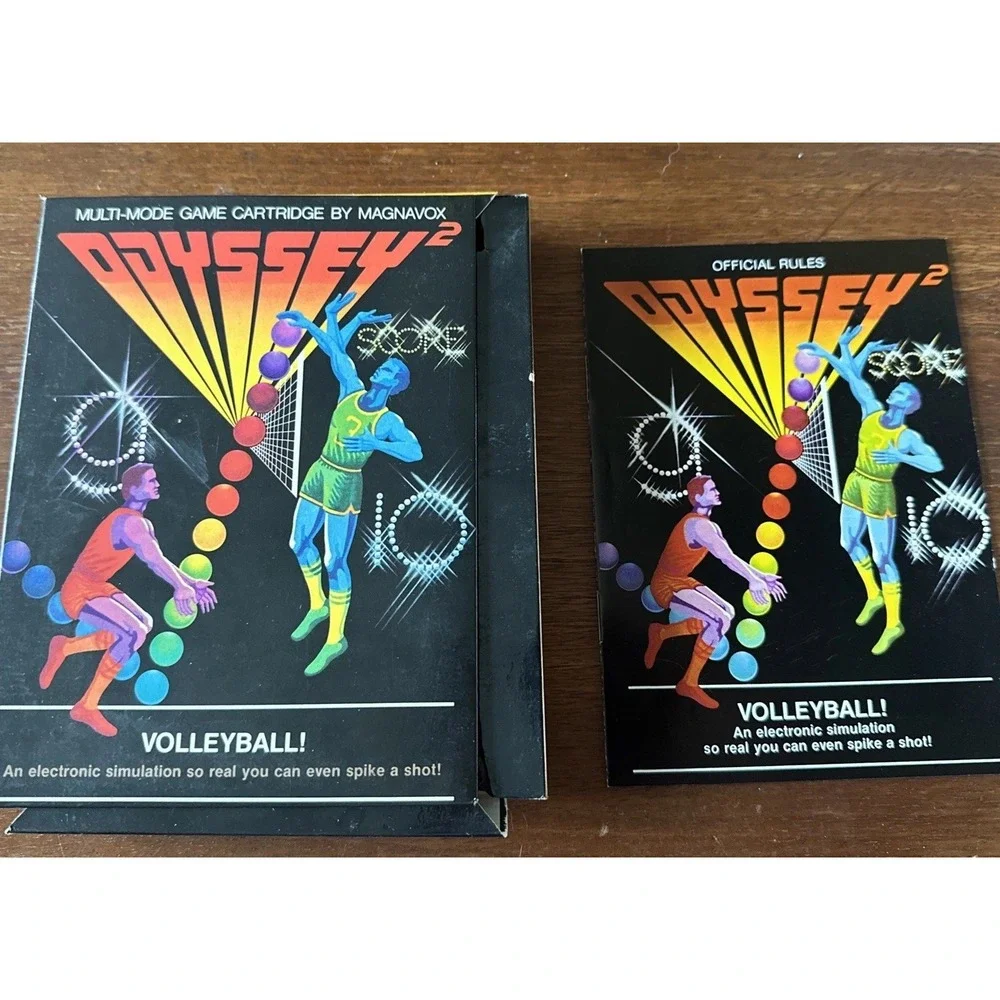 Volleyball! Magnavox Odyssey 2 1980 Complete In Box CIB Manual AA9422 Retro Game
